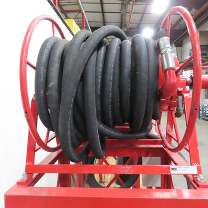 Industrial Fire Brigade Hose Reel For Compressed CO2 Systems 90' Lot Of 5
