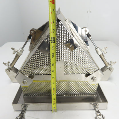 Kenwei Style Multi-Head Advanced Weigher Feed Timing Hopper 12" x 12" Open Top