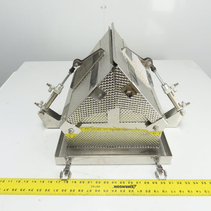 Kenwei Style Multi-Head Advanced Weigher Feed Timing Hopper 12" x 12" Open Top