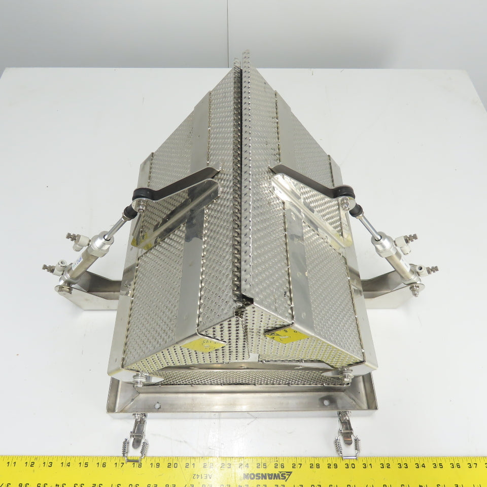 Kenwei Style Multi-Head Advanced Weigher Feed Timing Hopper 12" x 12" Open Top