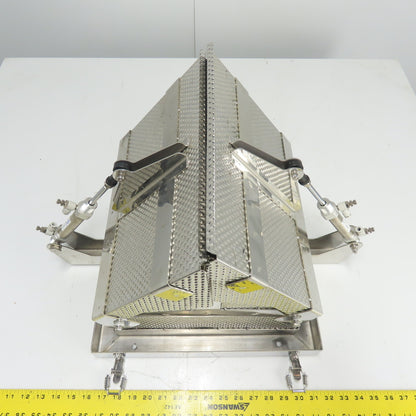 Kenwei Style Multi-Head Advanced Weigher Feed Timing Hopper 12" x 12" Open Top