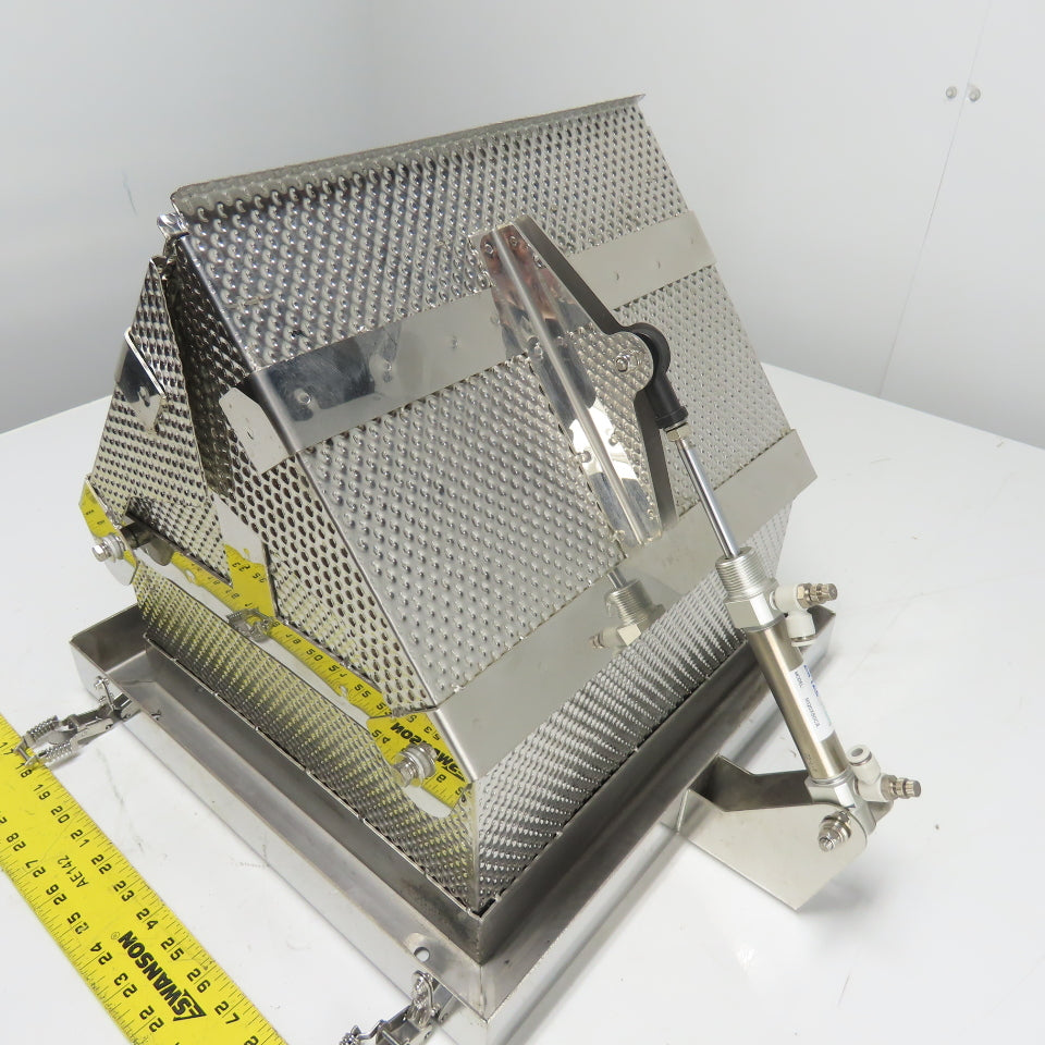 Kenwei Style Multi-Head Advanced Weigher Feed Timing Hopper 12" x 12" Open Top