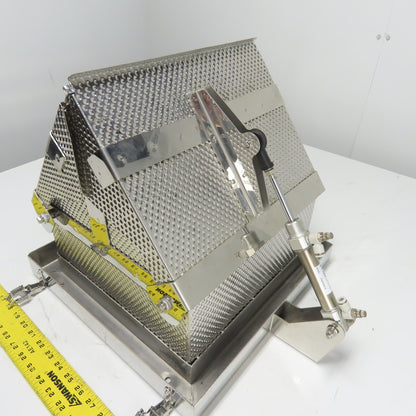 Kenwei Style Multi-Head Advanced Weigher Feed Timing Hopper 12" x 12" Open Top