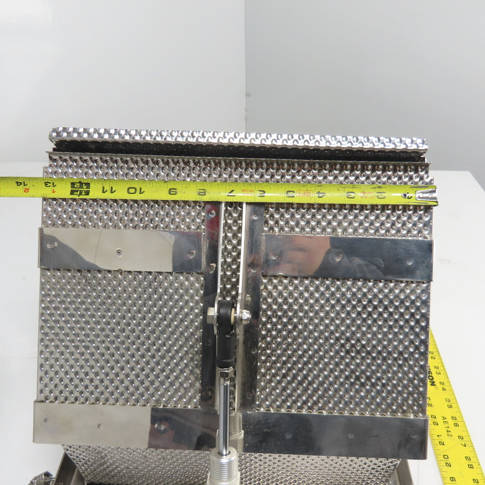 Kenwei Style Multi-Head Advanced Weigher Feed Timing Hopper 12" x 12" Open Top