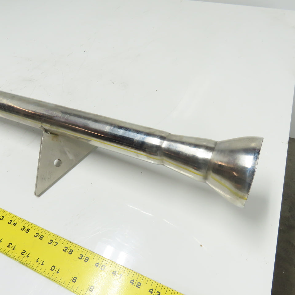 Multi-Head Weigher Machine Funnel Pipe Shute 43-3/8" OAL 1.73" ID