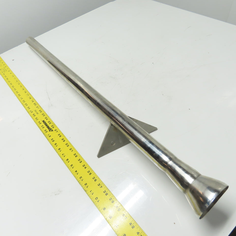 Multi-Head Weigher Machine Funnel Pipe Shute 43-3/8" OAL 1.73" ID