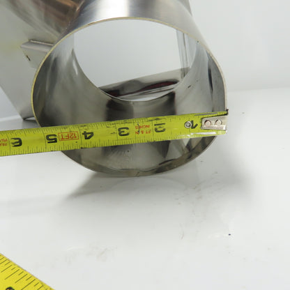 Multi-Head Weigher Machine Funnel 22-3/4" x 22-1/2" Top 5" OD Outlet