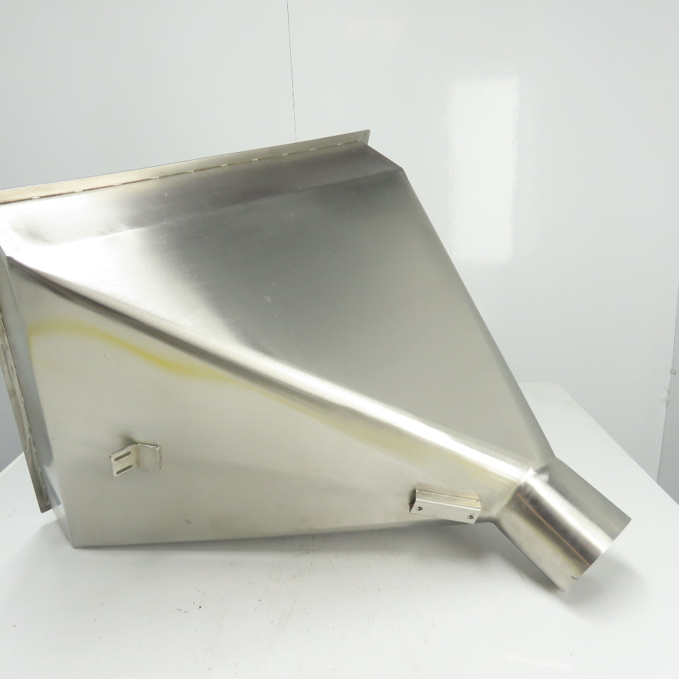 Multi-Head Weigher Machine Funnel 22-3/4" x 22-1/2" Top 5" OD Outlet