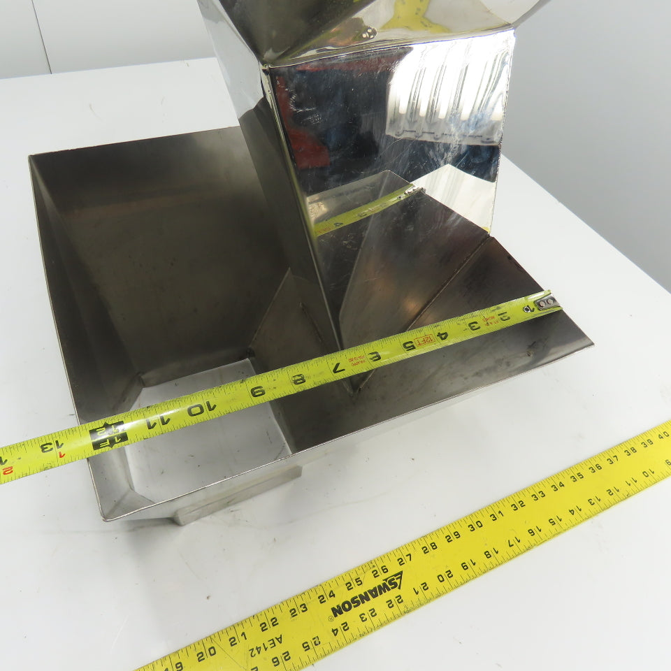 Multi-Head Weigher Machine Funnel 16" Top Inlet 22-1/4" Overall Height