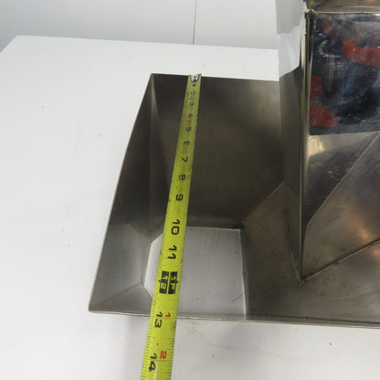 Multi-Head Weigher Machine Funnel 16" Top Inlet 22-1/4" Overall Height
