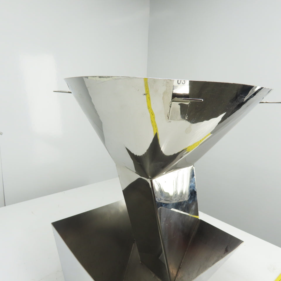 Multi-Head Weigher Machine Funnel 16" Top Inlet 22-1/4" Overall Height