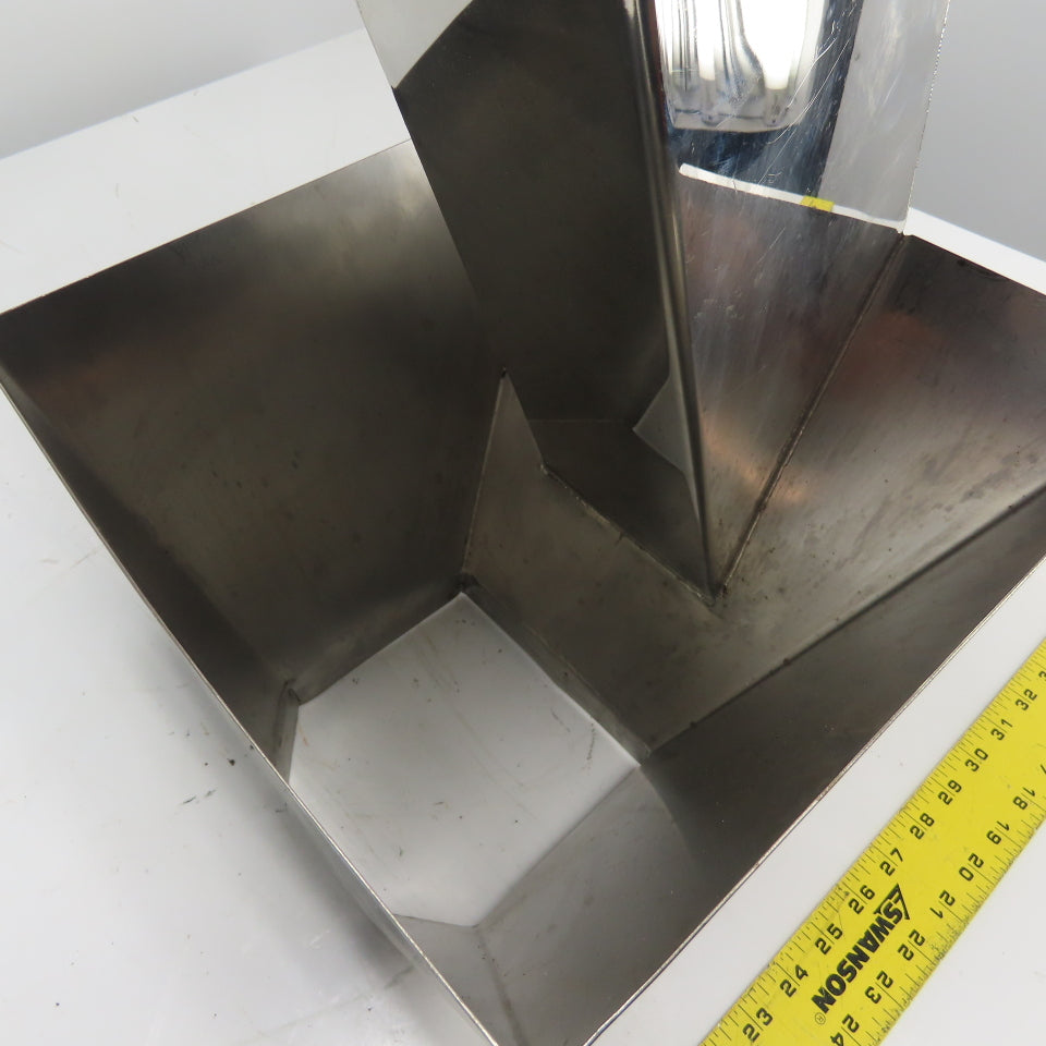 Multi-Head Weigher Machine Funnel 16" Top Inlet 22-1/4" Overall Height