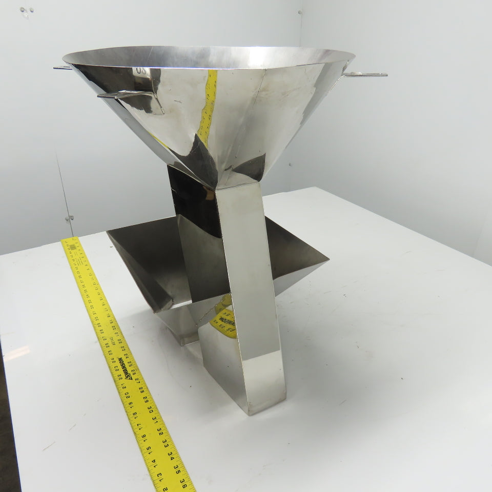 Multi-Head Weigher Machine Funnel 16" Top Inlet 22-1/4" Overall Height