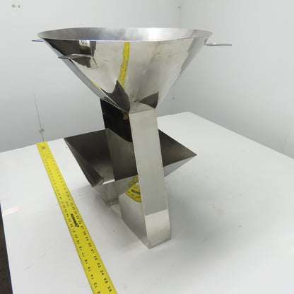 Multi-Head Weigher Machine Funnel 16" Top Inlet 22-1/4" Overall Height