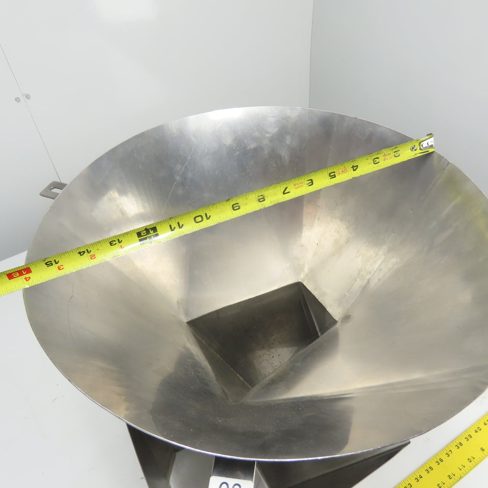 Multi-Head Weigher Machine Funnel 16" Top Inlet 22-1/4" Overall Height