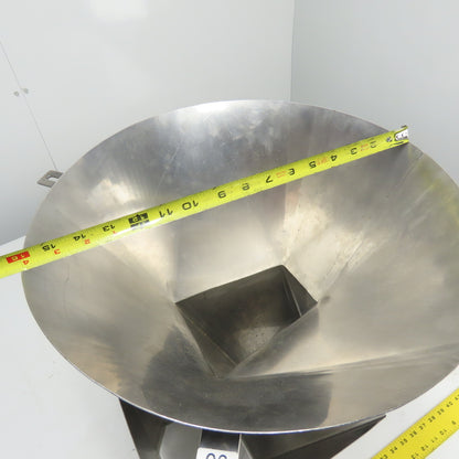 Multi-Head Weigher Machine Funnel 16" Top Inlet 22-1/4" Overall Height