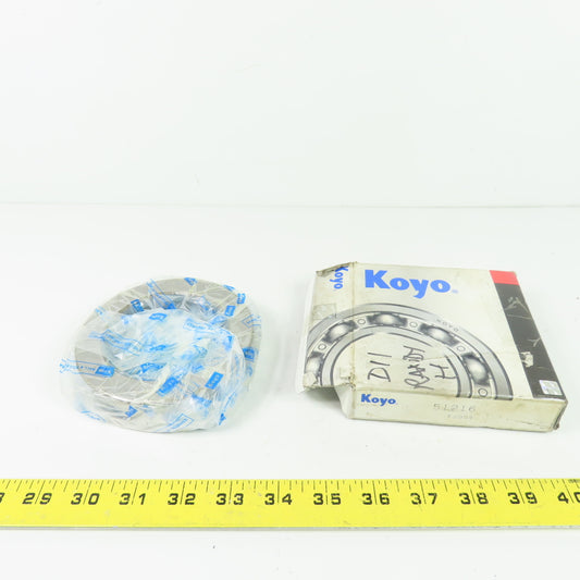 Koyo 51216 Thrust Ball Bearing NEW