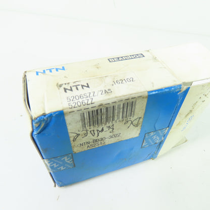 NTN 5206SZZ Double Row Shielded Ball Bearing 62mm OD x 30mm ID Bore NEW