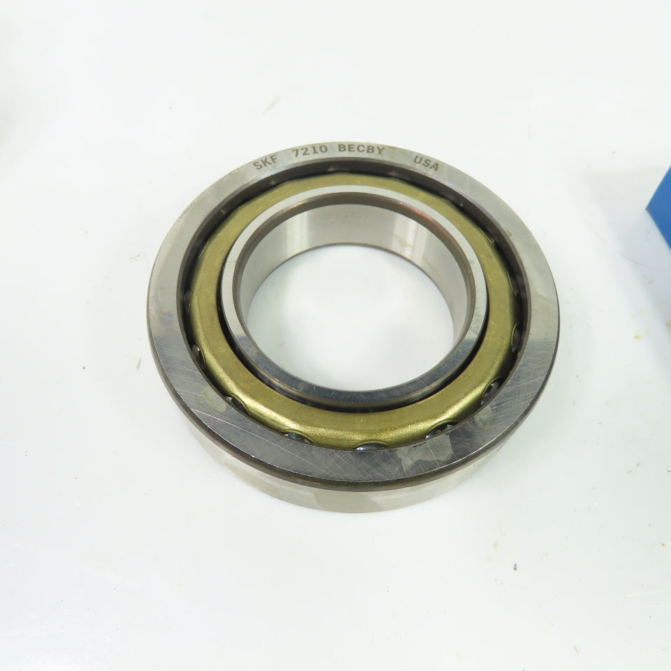 SKF 7210 BECBY Angular Contact Ball Bearing 90mm OD x 50mm Bore x 20mm Wide NEW