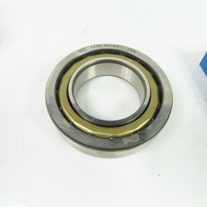 SKF 7210 BECBY Angular Contact Ball Bearing 90mm OD x 50mm Bore x 20mm Wide NEW