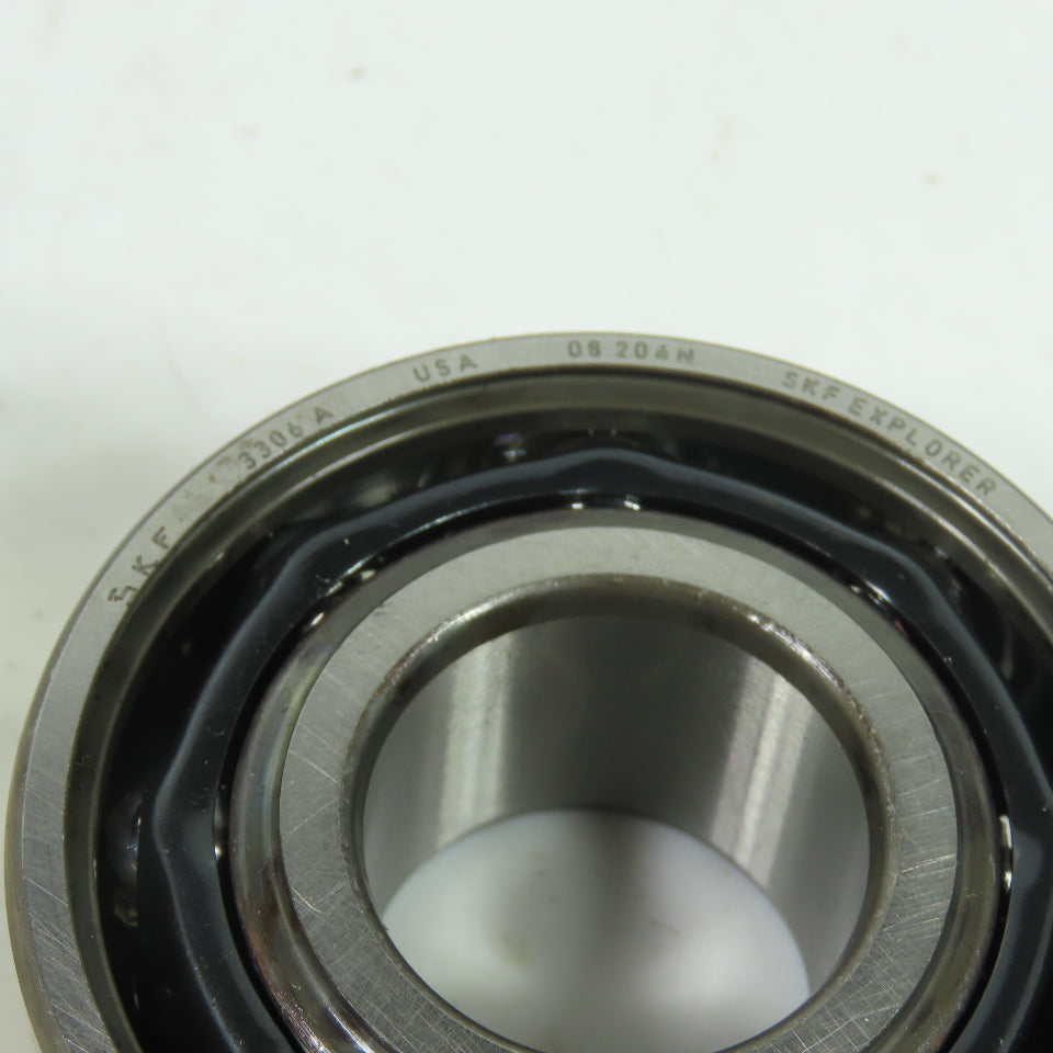 SKF 3306 A Double Row Angular Contact Ball Bearing 72mm OD x 30mm ID Bore NEW