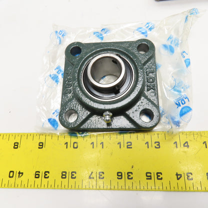 LDK UCF205-16 1" Self Aligning 4 Bolt Flange Bearing Block Lot Of 4