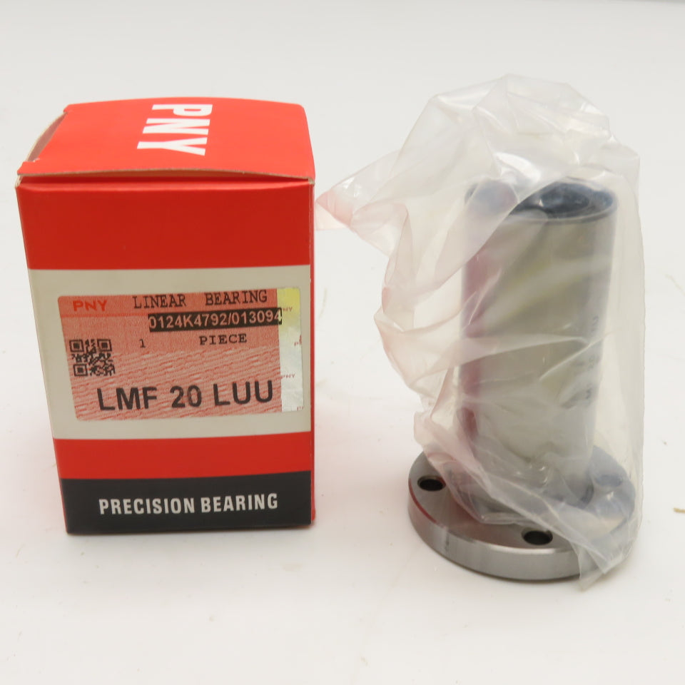 PNY LMF 20 LUU Linear Flange Bearing 20mm x 80mm OAL