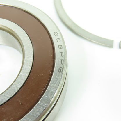 Fafnir 208PPG Radial Ball Bearing W/ Snap Ring 80mm OD x 40mm Bore NEW