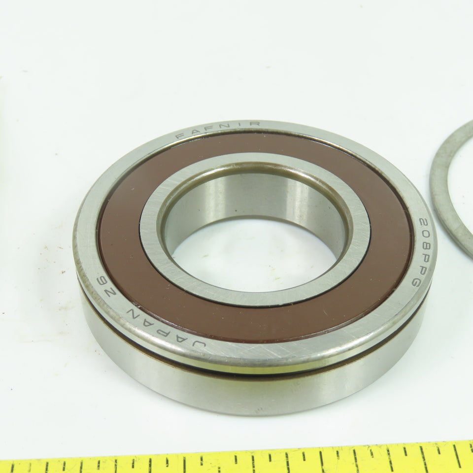 Fafnir 208PPG Radial Ball Bearing W/ Snap Ring 80mm OD x 40mm Bore NEW