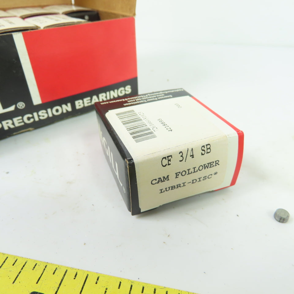 McGill CF 3/4 SB Cam Follower Lubri-Disc 3/4" NEW Lot Of 10