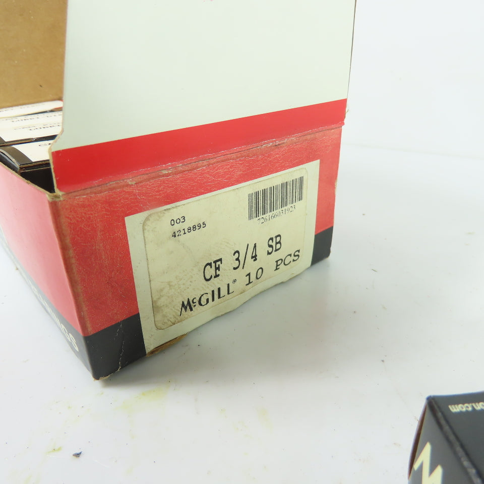 McGill CF 3/4 SB Cam Follower Lubri-Disc 3/4" NEW Lot Of 10