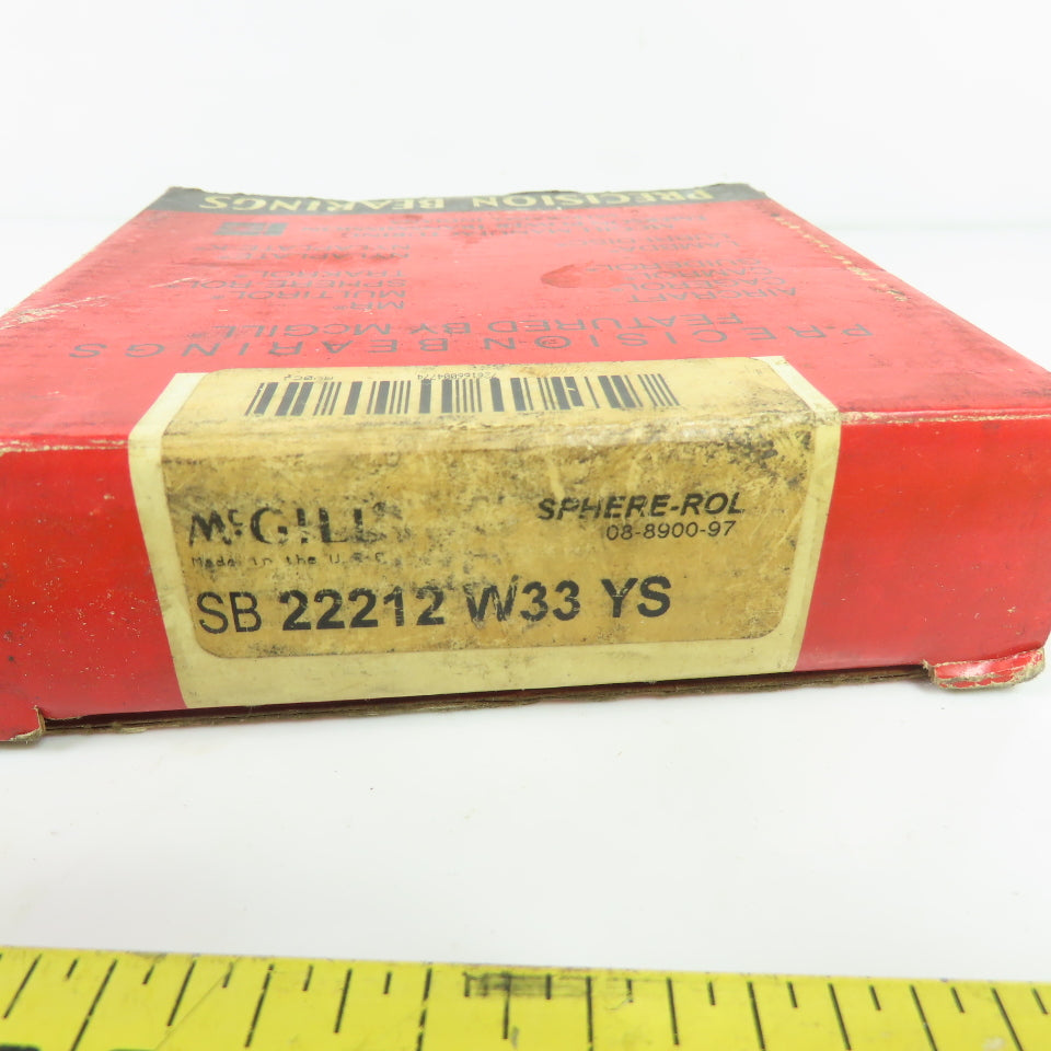 McGill SB-22212-W33-YS Sphere-Rol Spherical Roller Bearing NEW