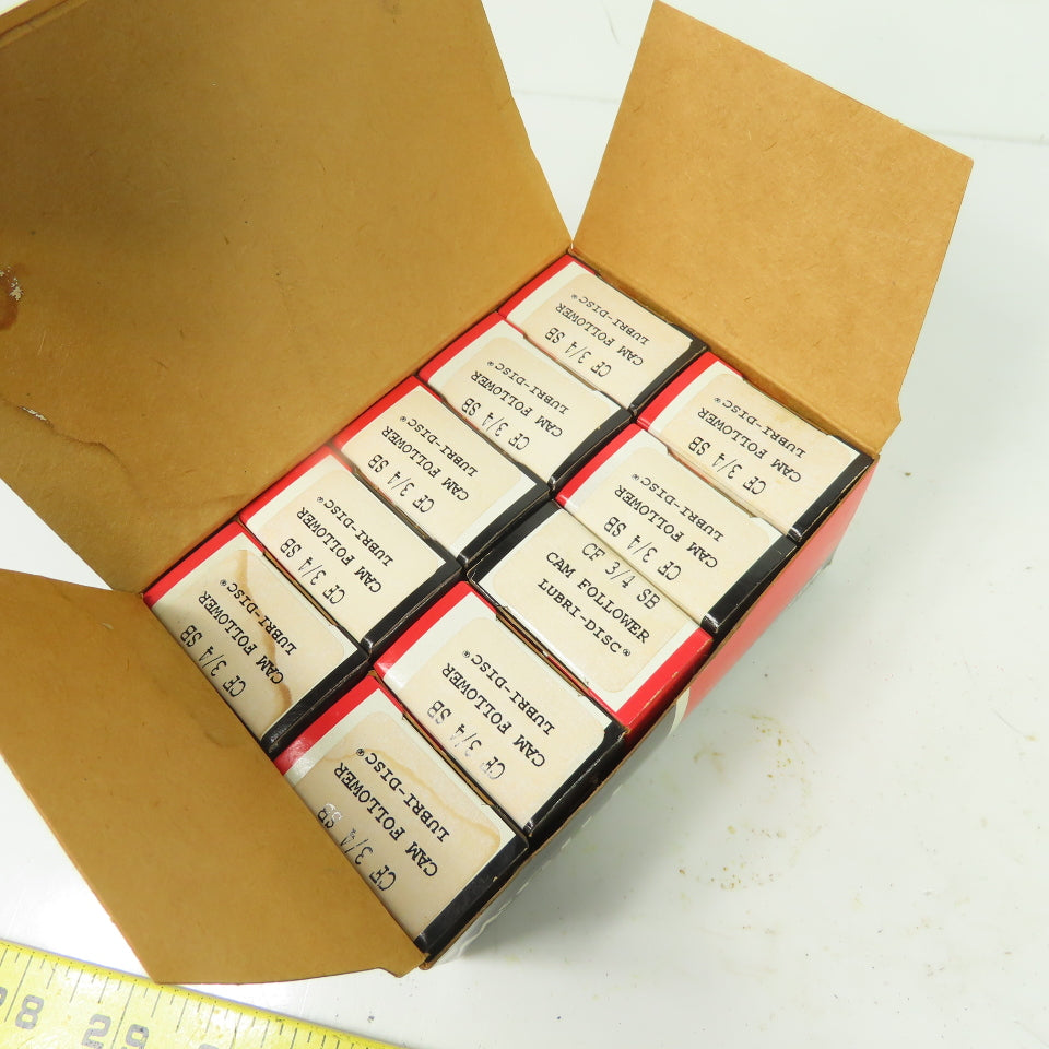 McGill CF 3/4 SB Cam Follower Lubri-Disc 3/4" Lot Of 10
