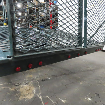 Lil Worx 74"x38" Kid Size Garden Tractor Goose Neck Trailer Working Lights Ramps