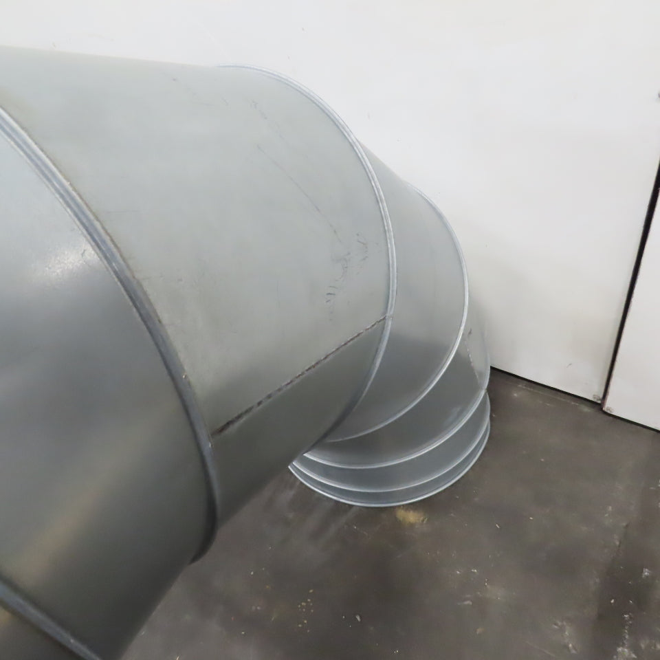 18" Quick Clamp Galvanized HVAC Duct Elbow 90° Welded Seam Nordfab Style