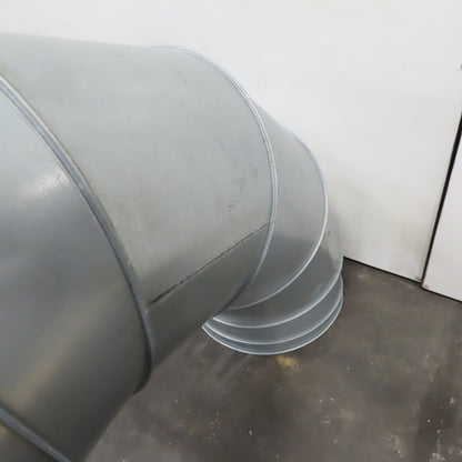 18" Quick Clamp Galvanized HVAC Duct Elbow 90° Welded Seam Nordfab Style