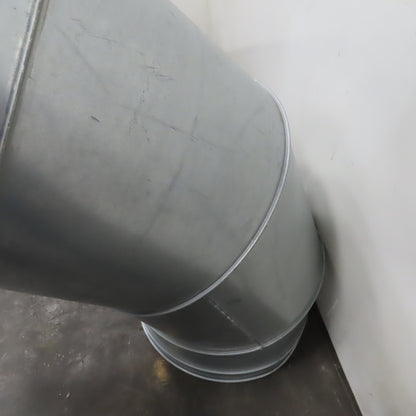 18" Quick Clamp Galvanized HVAC Duct Elbow 90° Welded Seam Nordfab Style