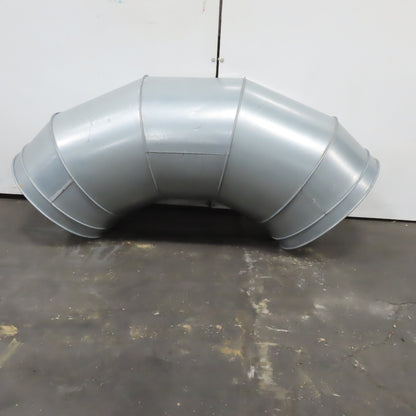 18" Quick Clamp Galvanized HVAC Duct Elbow 90° Welded Seam Nordfab Style