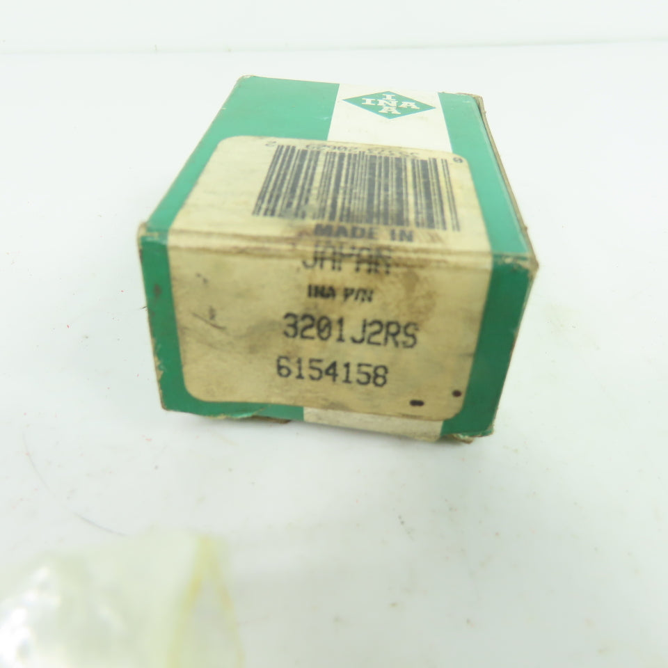 INA 6154158 3201J2RS Double Row Angular Contact Ball Bearing 32mm OD x 12mm Bore