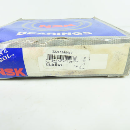 NSK 22215EAE4C3 Spherical Roller Bearing 130mm OD x 70mm Bore NEW