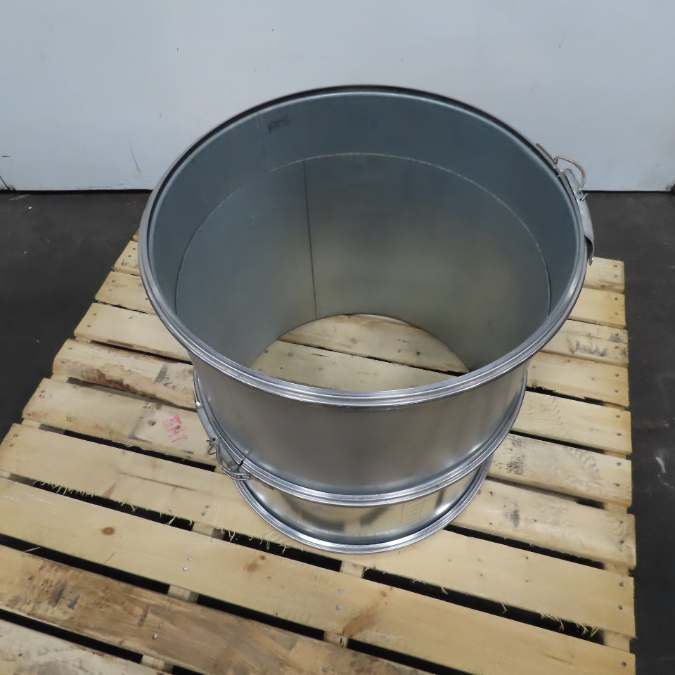 20" Quick Clamp Galvanized HVAC Duct Coupling 10"-30" Long Nordfab Style