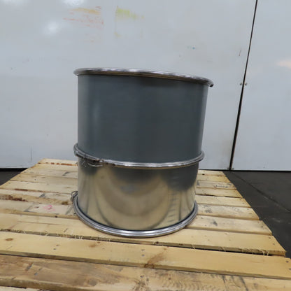 20" Quick Clamp Galvanized HVAC Duct Coupling 10"-30" Long Nordfab Style