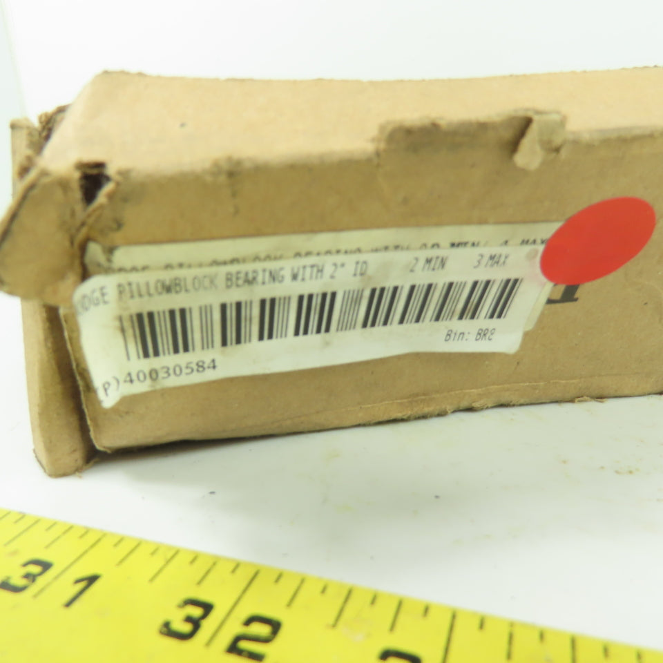 Dodge 123774 2-Bolt Pillow Block Bearing 2" Bore NEW