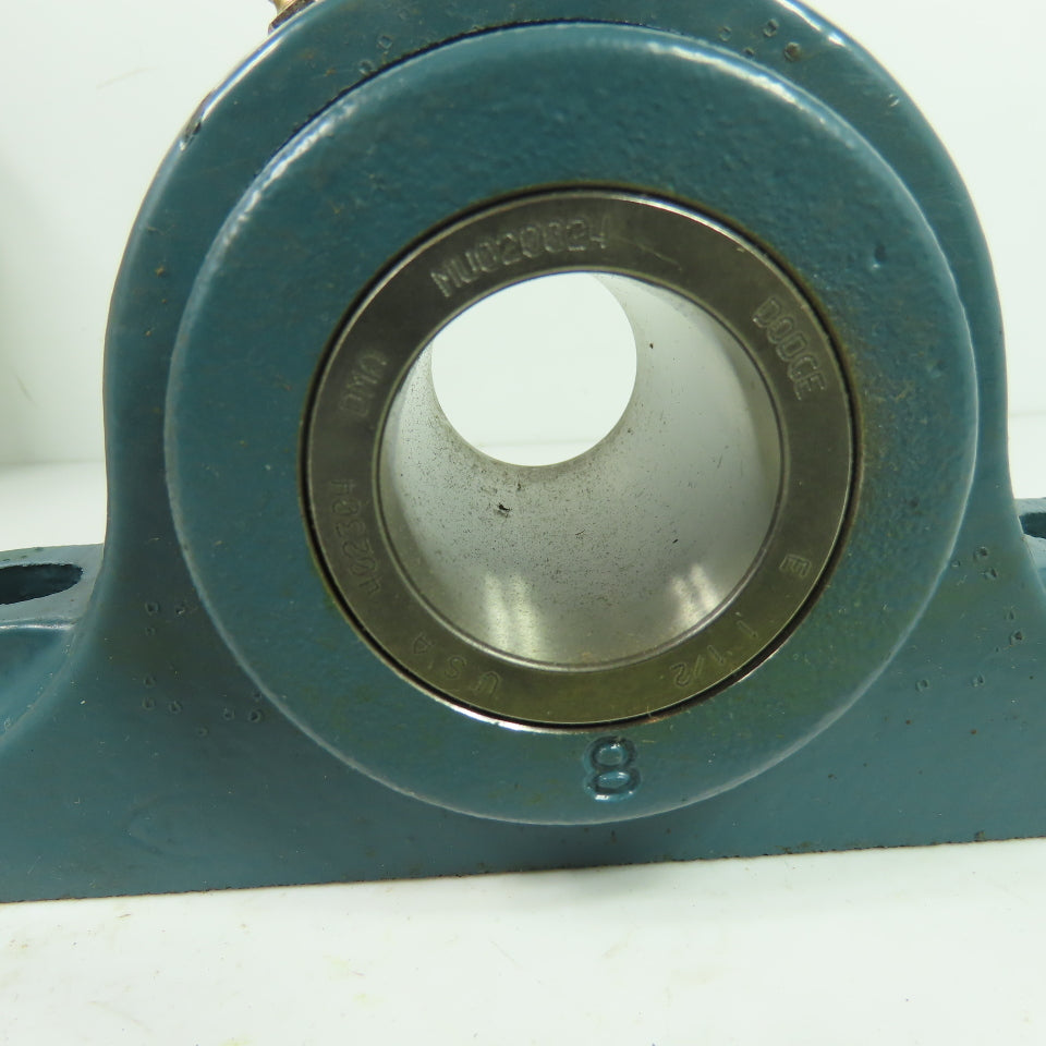 Dodge P2B-E-108R 023004 Type E-Xtra Pillow Block Bearing 1-1/2" Bore 2-Bolt Base