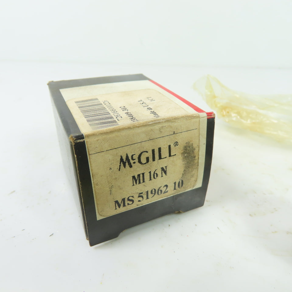 McGill MS 51962 10 MI 16 N Inner Race Bearing 1.25" OD NEW