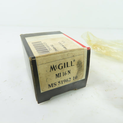 McGill MS 51962 10 MI 16 N Inner Race Bearing 1.25" OD NEW