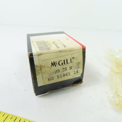 McGill MR 20 N Cageless Needle Roller Bearing 1.75" OD NEW