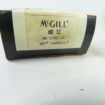 McGill MR 32 Cagerol Needle Roller Bearing 2-9/16" OD NEW