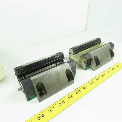 INA RWU45-E-V3 017-879-612 Linear Roller Bearing Carriage Pair Lot/2