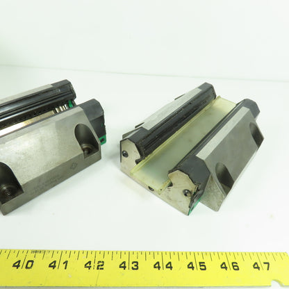 INA RWU45-E-V3 017-879-612 Linear Roller Bearing Carriage Pair Lot/2